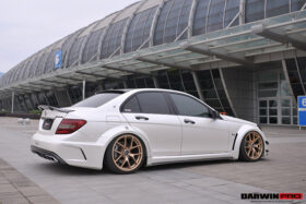DarwinPRO 2012-2014 Mercedes Benz W204 Wide Full Body Kit DarwinPRO (BKSS) Fits C Class Sedan - image 6