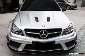 DarwinPRO 2012-2014 Mercedes Benz W204 C Class BKSS Style Hood (Not Fit AMG) - image 4