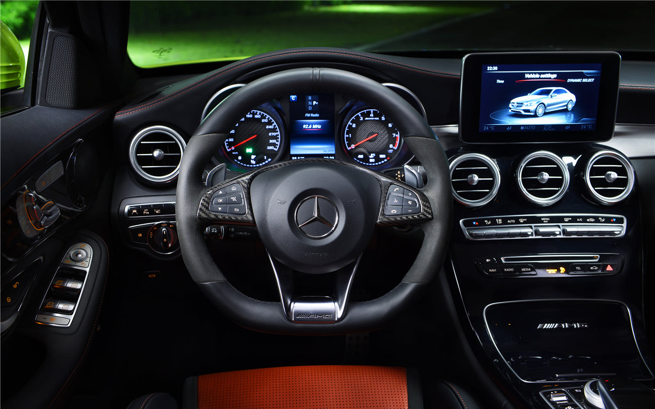 DarwinPRO 2015-2021 Mercedes Benz W205 C63 S AMG Sedan Dry Carbon Fiber Interior