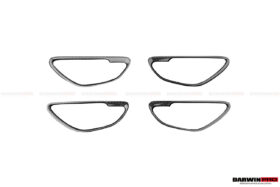 DarwinPRO 2015-2021 Mercedes Benz W205 C Class GLC X253 Carbon Fiber Interior Door Handle Cover Trim - image 10