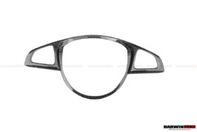 DarwinPRO 2015-2021 Mercedes Benz W205 C63 AMG Carbon Fiber Interior Steering wheel Trim - image 10