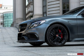DarwinPRO 2015-2021 Mercedes Benz W205 C63 S AMG Carbon Fiber Front Canards - image 8