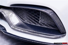 DarwinPRO 2015-2023 Mercedes Benz W205 C63 S AMG Carbon Fiber Front Bumper Trim Set (4pcs) - image 5