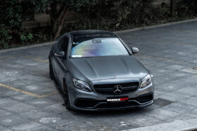 DarwinPRO 2015-2021 Mercedes Benz W205 C63 S AMG Coupe BKSS Style Carbon Fiber Front Lip - image 2