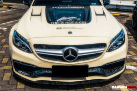 DarwinPRO 2015-2021 Mercedes Benz W205 C63 S AMG Coupe BKSS Style Carbon Fiber Front Lip - image 10
