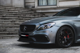 DarwinPRO 2015-2021 Mercedes Benz W205 C63 S AMG Coupe BKSS Style Carbon Fiber Front Lip - image 3