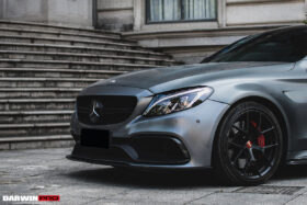 DarwinPRO 2015-2021 Mercedes Benz W205 C63 S AMG Coupe BKSS Style Carbon Fiber Front Lip - image 5