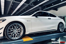 DarwinPRO 2015-2021 Mercedes Benz W205 C63 & S AMG Coupe Carbon Fiber Side Skirts Extension - image 3