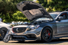 DarwinPRO 2015-2021 Mercedes Benz W205 C63 S AMG Sedan Carbon Fiber Fender - image 2