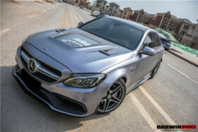 DarwinPRO 2015-2021 Mercedes Benz W205 C63 S AMG Sedan BKSS Style Carbon Fiber Front Lip - image 10