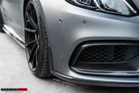 DarwinPRO 2015-2021 Mercedes Benz W205 C63 S AMG Sedan BKSS Style Carbon Fiber Front Lip - image 3