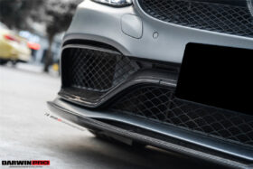DarwinPRO 2015-2021 Mercedes Benz W205 C63 S AMG Sedan BKSS Style Carbon Fiber Front Lip - image 4