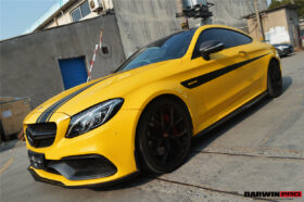 DarwinPRO 2015-2021 Mercedes Benz W205 C63 S AMG Sedan BKSS Style Carbon Fiber Front Lip - image 7