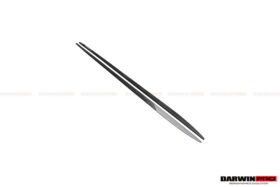 DarwinPRO 2015-2021 Mercedes Benz W205 C63 & S AMG Coupe Carbon Fiber Side Skirts Extension - image 8