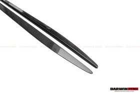 DarwinPRO 2015-2021 Mercedes Benz W205 C63 AMG C43 C Class Sedan Carbon Fiber Side Skirts Extension - image 10