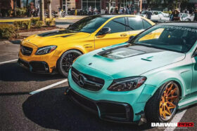 DarwinPRO 2015-2021 Mercedes Benz W205 C63 S AMG Sedan IMP Performance Partial Carbon Fiber front bumper - image 10