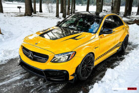 DarwinPRO 2015-2021 Mercedes Benz W205 C63 & S AMG IMP Performance Partial Carbon Fiber Hood - image 10
