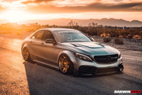 DarwinPRO 2015-2021 Mercedes Benz W205 C63 & S AMG Sedan IMP Performance Partial Carbon Fiber Full Body Kit - image 5