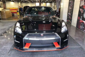 DarwinPro Aerodynamics DarwinPRO GTR R35 CBA DBA Ver15 NSM Style Partial Carbon Fiber Front Bumper - Image 8