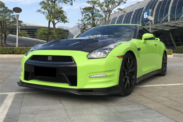 DarwinPRO 2012-2016 Nissan GTR R35 DBA NSM Style Partial Carbon Fiber Front Lip