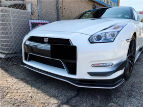 DarwinPro Aerodynamics DarwinPRO GTR R35 DBA NSM Style Partial Carbon Fiber Front Lip - Image 10