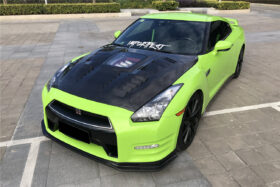 DarwinPro Aerodynamics DarwinPRO GTR R35 DBA NSM Style Partial Carbon Fiber Front Lip - Image 7