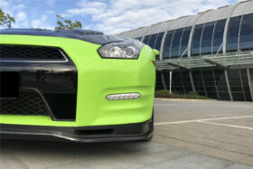 DarwinPro Aerodynamics DarwinPRO GTR R35 DBA NSM Style Partial Carbon Fiber Front Lip - Image 9