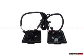 DarwinPro Aerodynamics DarwinPRO GTR R35 EBA Front Bumper LED Day Running Lights - Image 7