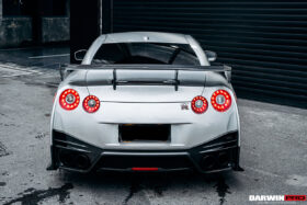 DarwinPRO 2008-2023 Nissan GTR R35 CBA DBA EBA NSM Style Partial Carbon Fiber Rear Bumper - image 2