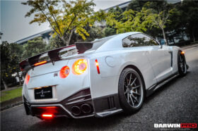 DarwinPro Aerodynamics DarwinPRO GTR R35 CBA DBA EBA NSM Style Carbon Fiber Trunk Spoiler Wing - Image 8