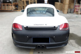 DarwinPRO 2009-2012 Porsche Cayman 987.2 GT3 Style Rear Bumper - image 2