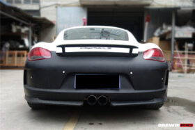 DarwinPRO 2009-2012 Porsche Cayman 987.2 GT3 Style Rear Bumper - image 3