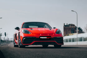 DarwinPRO 2012-2025 Porsche 718 And 981 Cayman And Boxster GT2RS Style Carbon Fiber Hood - image 8