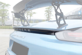 DarwinPro Aerodynamics DarwinPRO 718 Cayman And Boxster BKSS Style Carbon Fiber Rear Trim