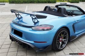 DarwinPro Aerodynamics DarwinPRO 718 Cayman And Boxster BKSS Style Carbon Fiber Rear Trim - Image 6