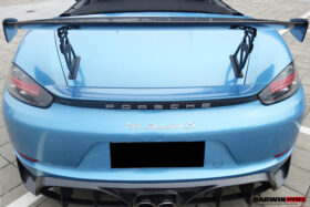 DarwinPro Aerodynamics DarwinPRO 718 Cayman And Boxster BKSS Style Carbon Fiber Rear Trim - Image 7