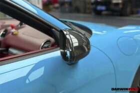 DarwinPRO 2017-2025 Porsche 718 OE Style Autoclave Carbon Fiber Mirror Housing Replacement | Fits Cayman, Boxster, Spyder, GTS, GT4, GT4 RS LHD - image 3