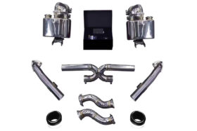 DarwinPRO 2012-2015 Porsche 911 991.1 2C 4C Carrera S Targa 4 4S Convert GT2RS Exhaust System (for GT2RS Style Bumper) - image 1
