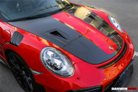 DarwinPro Aerodynamics DarwinPRO 911 991.2 Carrera Targa 4 4S GT3 Convert GT2RS Style Partial Carbon Fiber Fender - Image 7