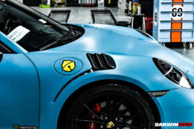 DarwinPro Aerodynamics DarwinPRO 911 991.2 Carrera Targa 4 4S GT3 Convert GT2RS Style Partial Carbon Fiber Fender - Image 9