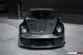 DarwinPro Aerodynamics DarwinPRO 991 Carrera S & Targa 4 & 4s & GT3 Convert GT2RS Style Carbon Fiber Hood -