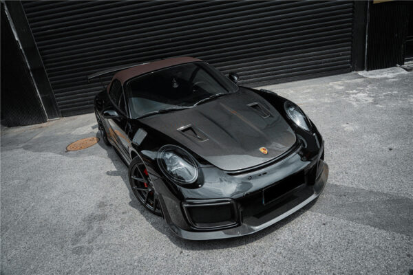 DarwinPRO 2012-2019 Porsche 991 Carrera S & Targa 4 & 4s & GT3 Convert GT2RS Style Carbon Fiber Hood