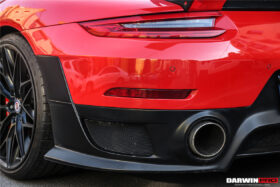 DarwinPro Aerodynamics DarwinPRO 911 991.2 Carrera & S GT2RS Style Partial Carbon Fiber Rear Bumper - Image 9
