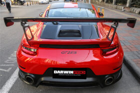 DarwinPro Aerodynamics DarwinPRO 911 991.2 Carrera & S GT2RS Style Partial Carbon Fiber Rear Bumper - Image 6