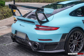 DarwinPro Aerodynamics DarwinPRO 911 991.2 Carrera & S GT2RS Style Partial Carbon Fiber Rear Bumper - Image 5