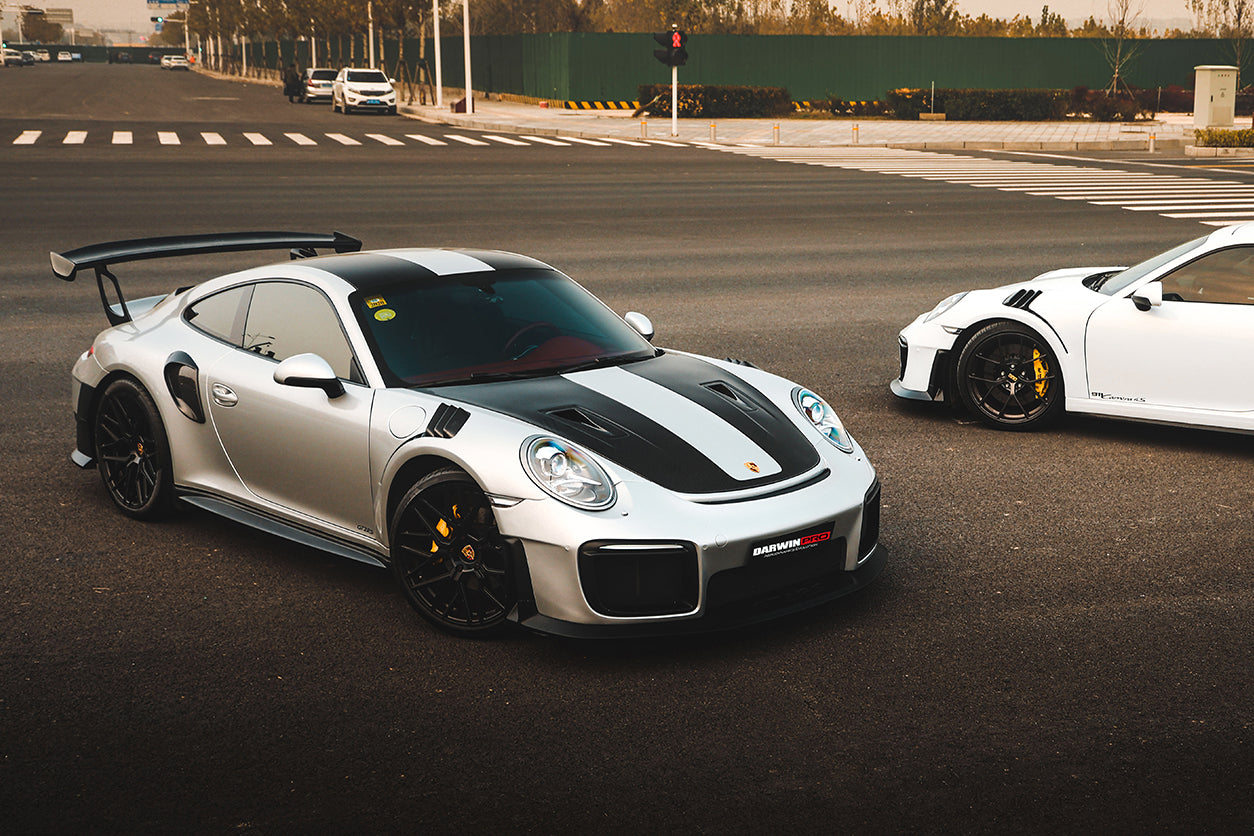 DarwinPro Aerodynamics DarwinPRO 911 991.1 991.2 Carrera S GT2RS Style Carbon Fiber Quarter Panel Side Scoops - Image 2