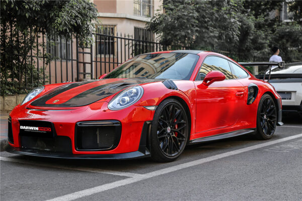 DarwinPRO 2016-2019 Porsche 911 991.2 Carrera S GT2RS-Style GT2RS Carbon Fiber Side Skirts
