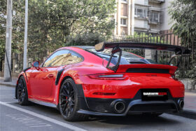 DarwinPro Aerodynamics DarwinPRO 911 991.2 Partial Carbon Fiber Trunk Spoiler Wing DarwinPRO (GT2RS Style) Fits Carrera, S,