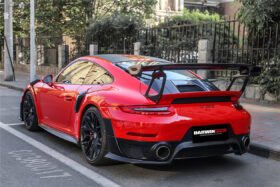 DarwinPro Aerodynamics DarwinPRO 911 991.2 Partial Carbon Fiber Trunk Spoiler Wing DarwinPRO (GT2RS Style) Fits Carrera, S,