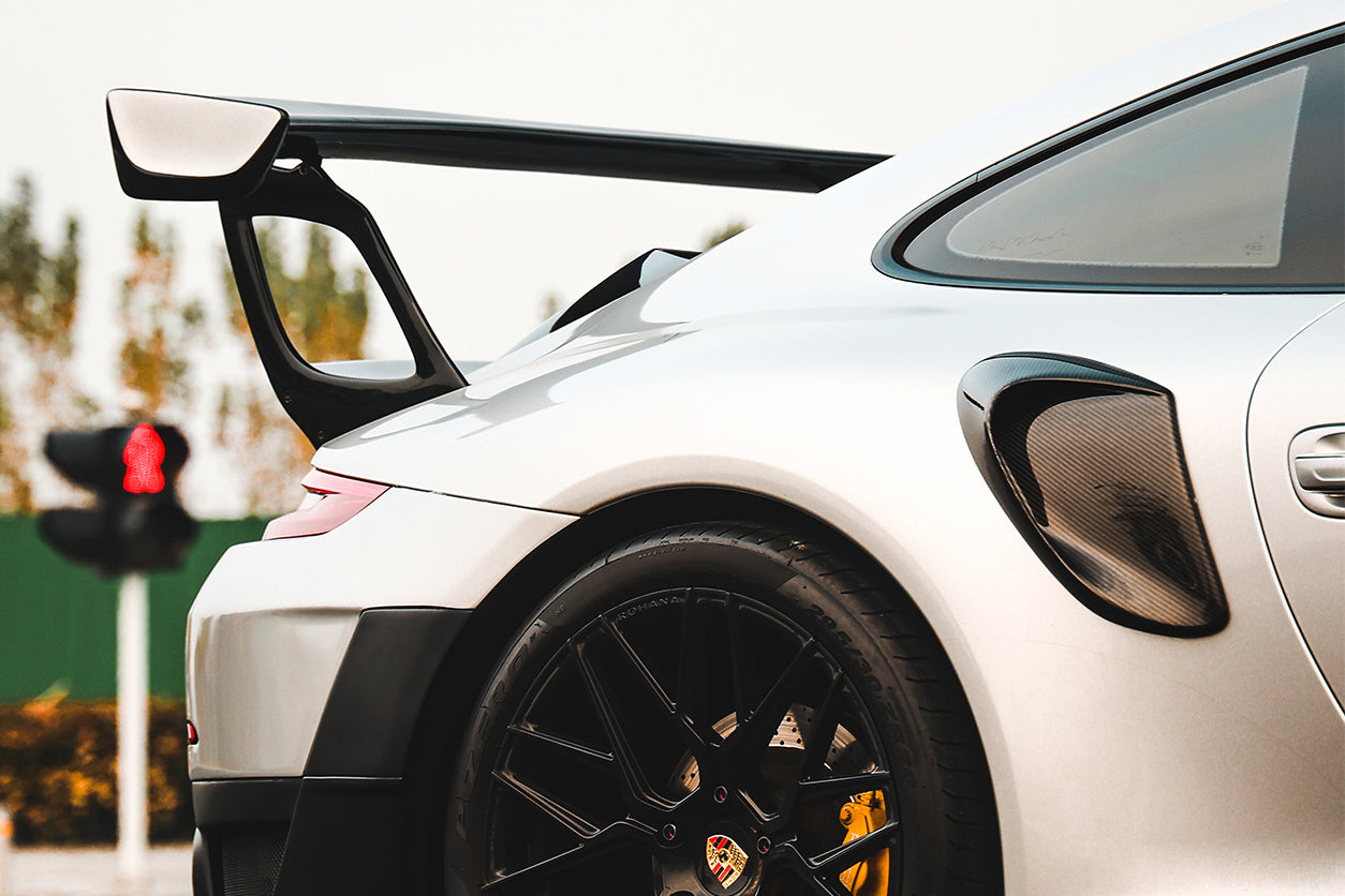 DarwinPro Aerodynamics DarwinPRO 911 991.1 991.2 Carrera S GT2RS Style Carbon Fiber Quarter Panel Side Scoops